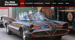 Desktop Screenshot of 1966batmobile.com