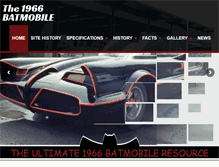 Tablet Screenshot of 1966batmobile.com